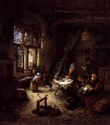 Adriaen van ostade Peasant Family in a Cottage Interior china oil painting artist